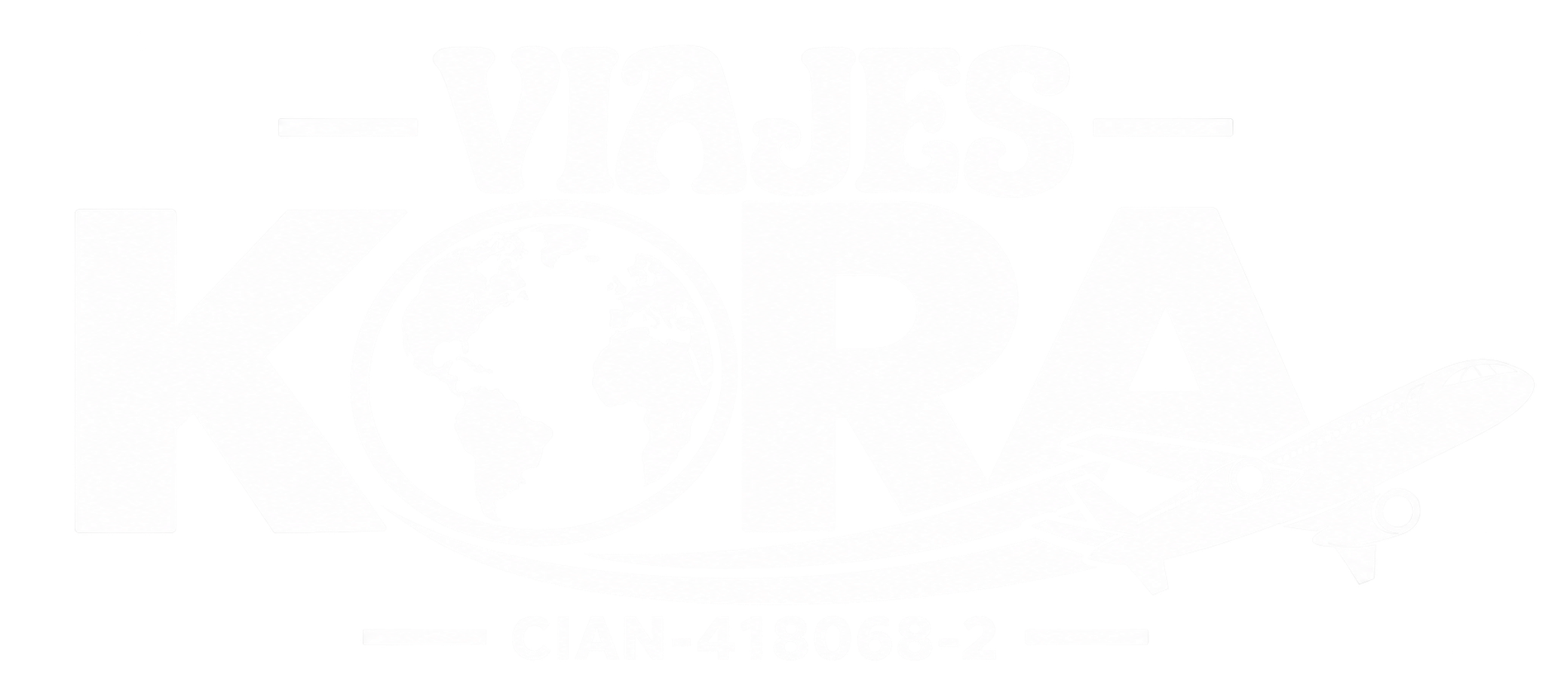 Agencia de viajes, logo, viajes kora, peregrinaciones.